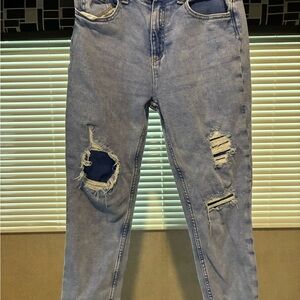 Justice Distressed Blue Jeans Size 16